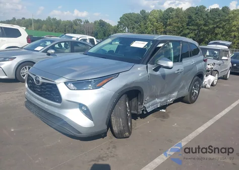 2022 Toyota Highlander Xle from USA, damaged, VIN 5TDGZRAH0NS092034